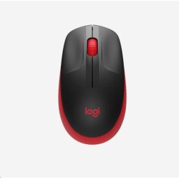 Logitech Wireless Mouse M190 teljes méretű, piros