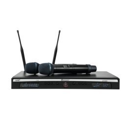 RELACART UR-222D dupla kézi adós mikrofon szett