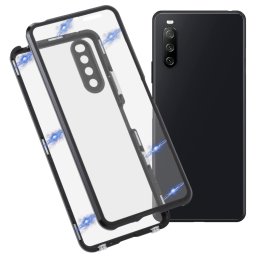 Mágneses borító 360 Sony Xperia 10 III fekete