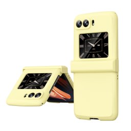 MACARON Műanyag borítás Motorola Razr 2022 5G sárga