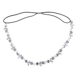 Virág díszes, gumis hajpánt