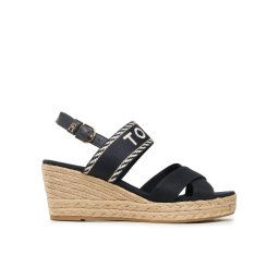 Tommy Hilfiger Espadrilles Seasonal Webbing Mid Wedge FW0FW07091 Sötétkék