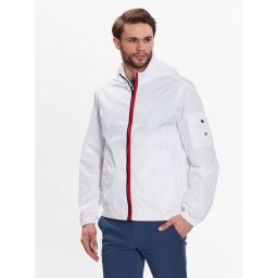 Tommy Hilfiger Átmeneti kabát MW0MW29945 Fehér Regular Fit