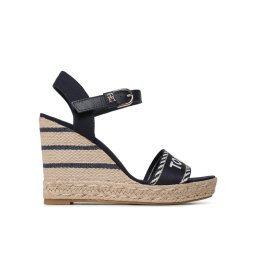 Tommy Hilfiger Espadrilles Seasonal Webbing Wedge FW0FW07088 Sötétkék