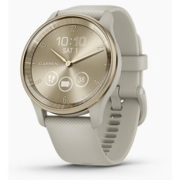 Garmin Vívomove Trend krémarany középszürke szilikon szíjjal