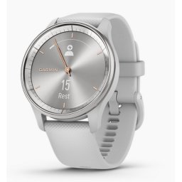 Garmin Vívomove Trend ezüst szürke szilikon szíjjal