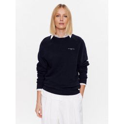 Tommy Hilfiger Pulóver WW0WW37798 Sötétkék Relaxed Fit