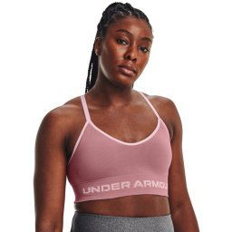 Under Armour Sport melltartó UA Seamless Low Long Rib 1373870 Rózsaszín