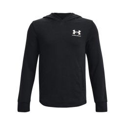 Under Armour Pulóver UA Rival Terry Hoodie 1377251 Fekete Relaxed Fit