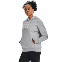 Under Armour Pulóver Essential Fleece Hoodie 1373033 Szürke Regular Fit