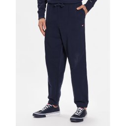 Tommy Jeans Melegítő alsó Solid DM0DM16336 Sötétkék Relaxed Fit