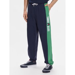 Tommy Jeans Melegítő alsó Archive DM0DM16341 Sötétkék Relaxed Fit