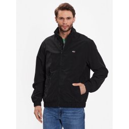 Tommy Jeans Átmeneti kabát Essential DM0DM15916 Fekete Regular Fit