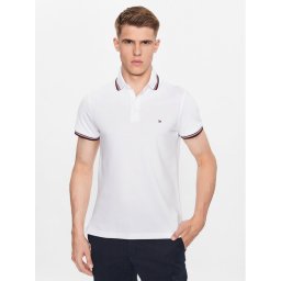 Tommy Hilfiger Pólóing 1985 MW0MW30750 Fehér Slim Fit