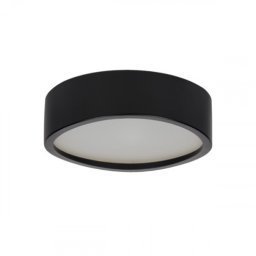 LED lámpatest , mennyezeti , E27 , kerek , fa , fekete , JASMIN
