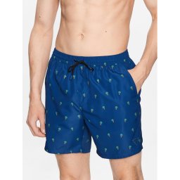 Guess Úszónadrág F3GT20 TEL62 Kék Regular Fit