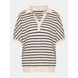Tommy Hilfiger Curve Pólóing WW0WW39272 Ekru Relaxed Fit