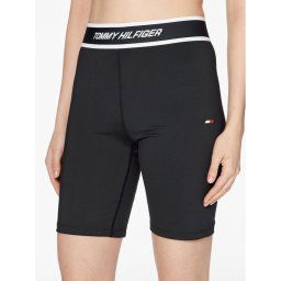 Tommy Hilfiger Kerékpáros nadrág Tape S10S101704 Sötétkék Slim Fit