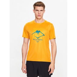 Asics Póló ASICS Fujitrail Logo SS Top Tee Sárga Regular Fit