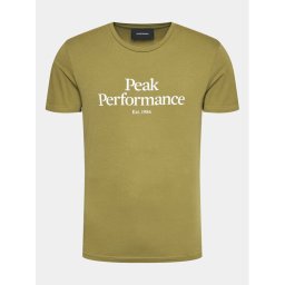 Peak Performance Póló Original G77692390 Zöld Slim Fit
