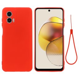 RUBBER védőburkolat Motorola Moto G73 5G piros