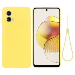 RUBBER védőburkolat Motorola Moto G53 5G sárga