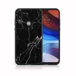 PROTEMIO MY ART szilikon borítás Motorola Moto E7 Power / E7i Power BLACK MARBLE (142)