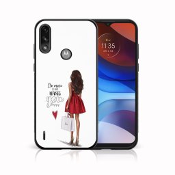 PROTEMIO MY ART szilikon borítás Motorola Moto E7 Power / E7i Power RED DRESS (137)