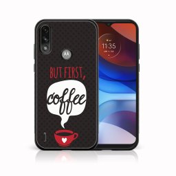 PROTEMIO MY ART szilikon borítás Motorola Moto E7 Power / E7i Power COFFEE (056)