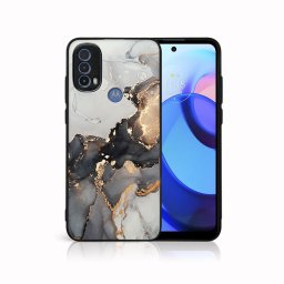 PROTEMIO MY ART Védőtok Motorola Moto E30 / E40 GREY MARBLE (140)