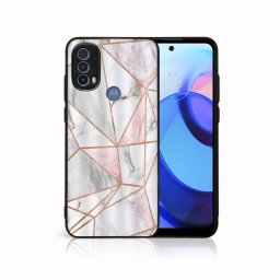 PROTEMIO MY ART Védőtok Motorola Moto E30 / E40 PINK MARBLE (143)