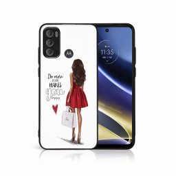 PROTEMIO MY ART Védőburkolat Motorola Moto G60 RED DRESS (137)