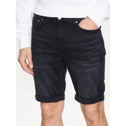 Calvin Klein Jeans Farmer rövidnadrág J30J322789 Fekete Slim Fit