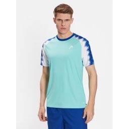 Head Póló Topspin 811453 Türkizkék Regular Fit