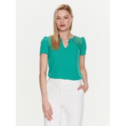 NAF NAF Póló Ojasper XENT113 Zöld Regular Fit