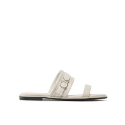Calvin Klein Papucs Almond Slide W/Hw HW0HW01482 Fehér