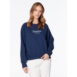 New Balance Pulóver WT31557 Sötétkék Regular Fit