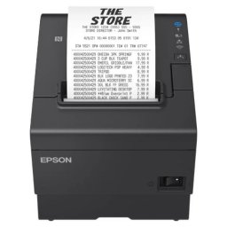 Epson TM-T88VII, USB, USB Host, RS232, Ethernet, ePOS, fekete színű