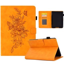 ART FLOWER Flip tok Amazon Kindle 11. generáció 2022 / 2024 sárga
