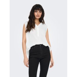 ONLY Blúz 15213420 Fehér Regular Fit