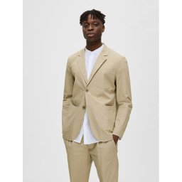 Selected Homme Zakó 16088513 Bézs Regular Fit
