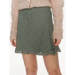 Vero Moda Miniszoknya Tassa 10286069 Zöld Regular Fit