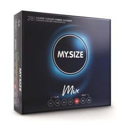 My Size - Mix 60. - 28 db egyedi méretű, vegyes óvszercsomag (60 mm)