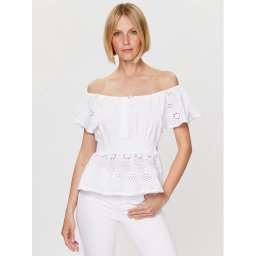 Guess Blúz Peggy W3GH89 WFG40 Fehér Regular Fit