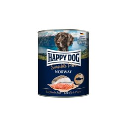 Happy Dog pur konzerv lazac ízesítésű nedves állateledel felnőtt kutyák számára 6X800 g