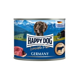 Happy Dog pur konzerv marha ízesítésű nedves állateledel felnőtt kutyák számára 6x200 g