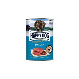 Happy Dog pur konzerv vadas ízesítésű nedves állateledel felnőtt kutyák számára 6x400 g