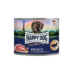 Happy Dog pur konzerv kacsa ízesítésű nedves állateledelfelnőtt kutyák számára 6x200 g