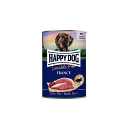 Happy Dog pur konzerv kacsa ízesítésű nedves állateledelfelnőtt kutyák számára 6x400 g