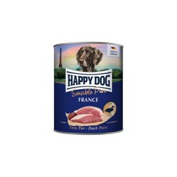 Happy Dog pur konzerv kacsa ízesítésű nedves állateledelfelnőtt kutyák számára 6x800 g